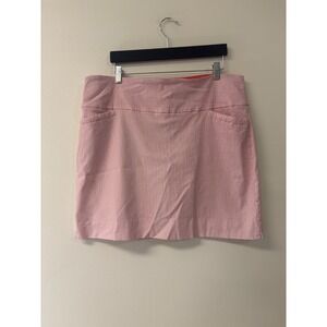 S.C. & Co. Sz XXL Coral Pull On 360 Degree Tummy Contr Stretch Print Mini‎ Skort